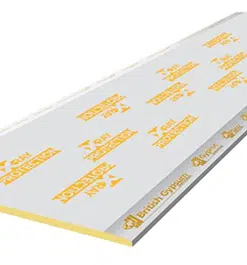 แผ่นยิปซัมยิปรอค ป้องกันรังสีเอกซ์เรย์ 12.5มม. ขอบลาด 60x240ซม.