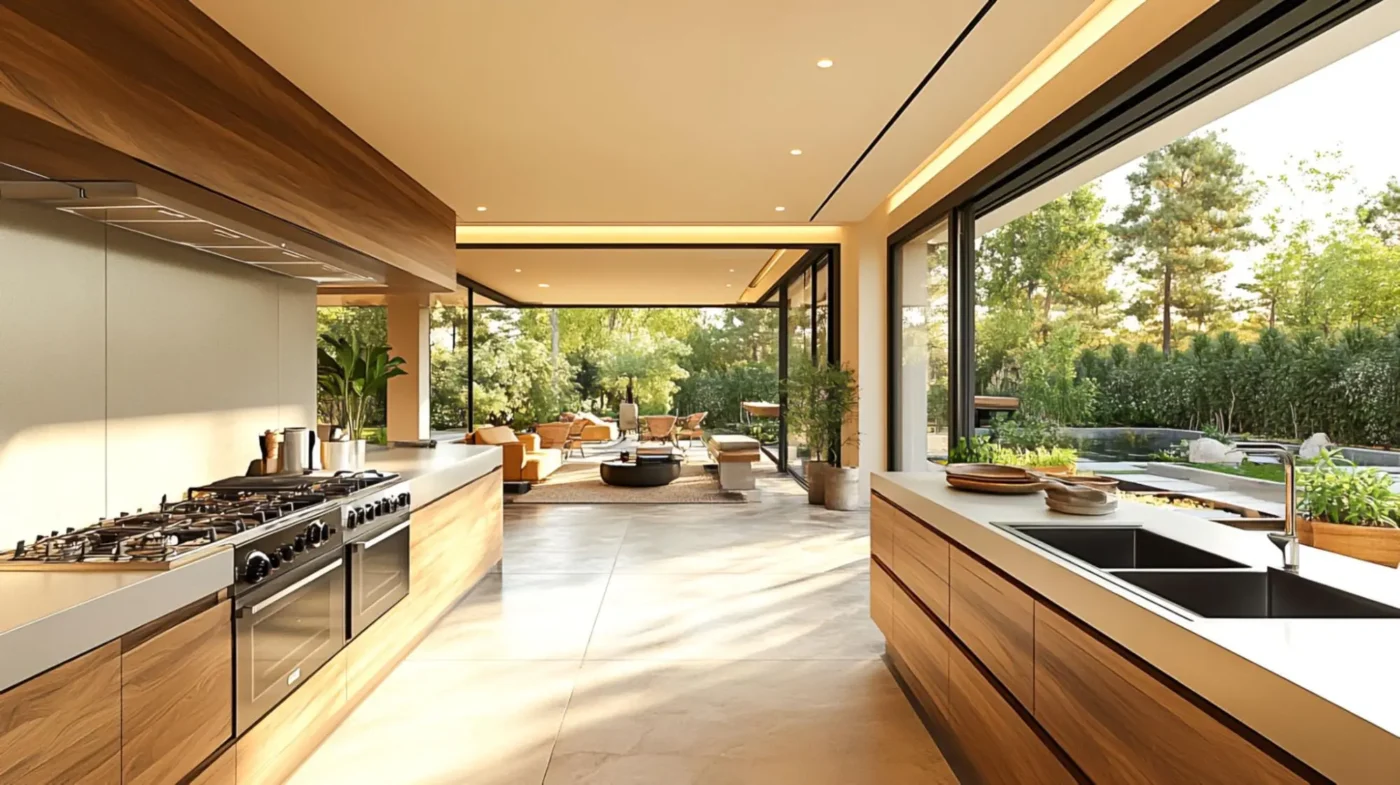 ตัวอย่างครัวหลังบ้าน