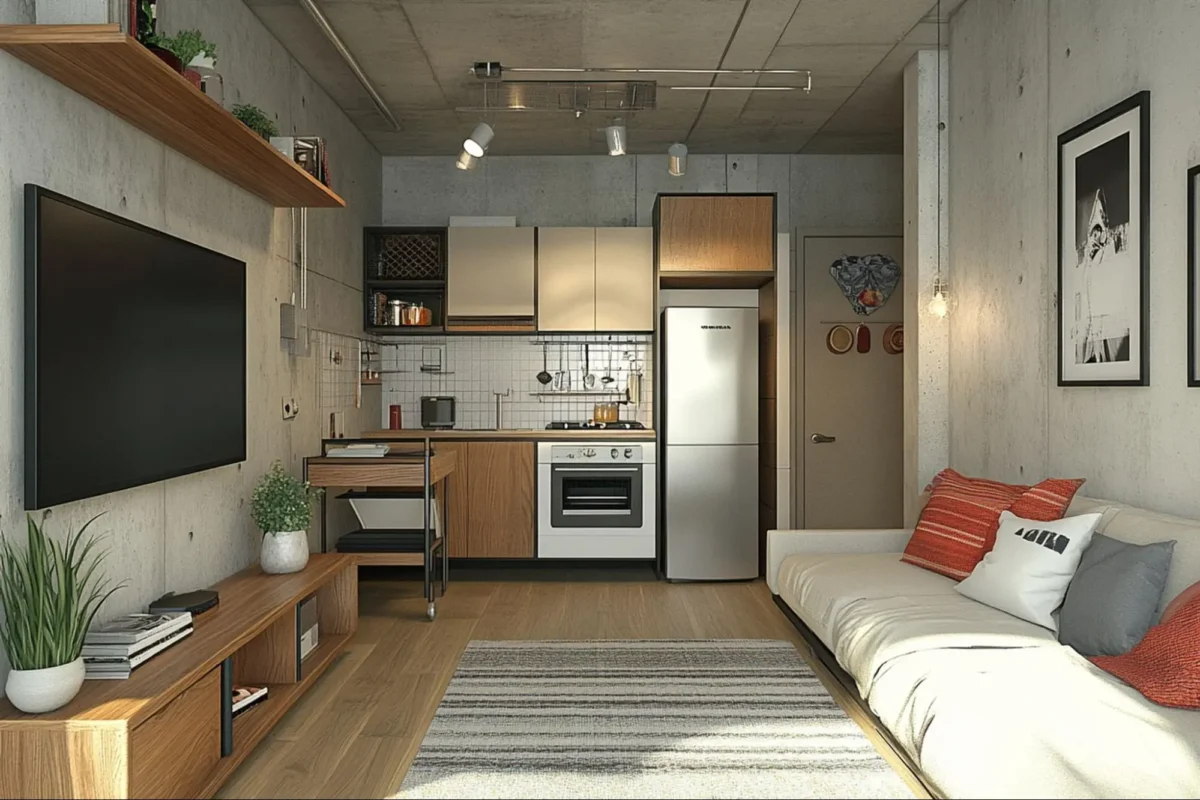 ต่อเติมครัวหลังบ้านสำหรับพื้นที่จำกัด