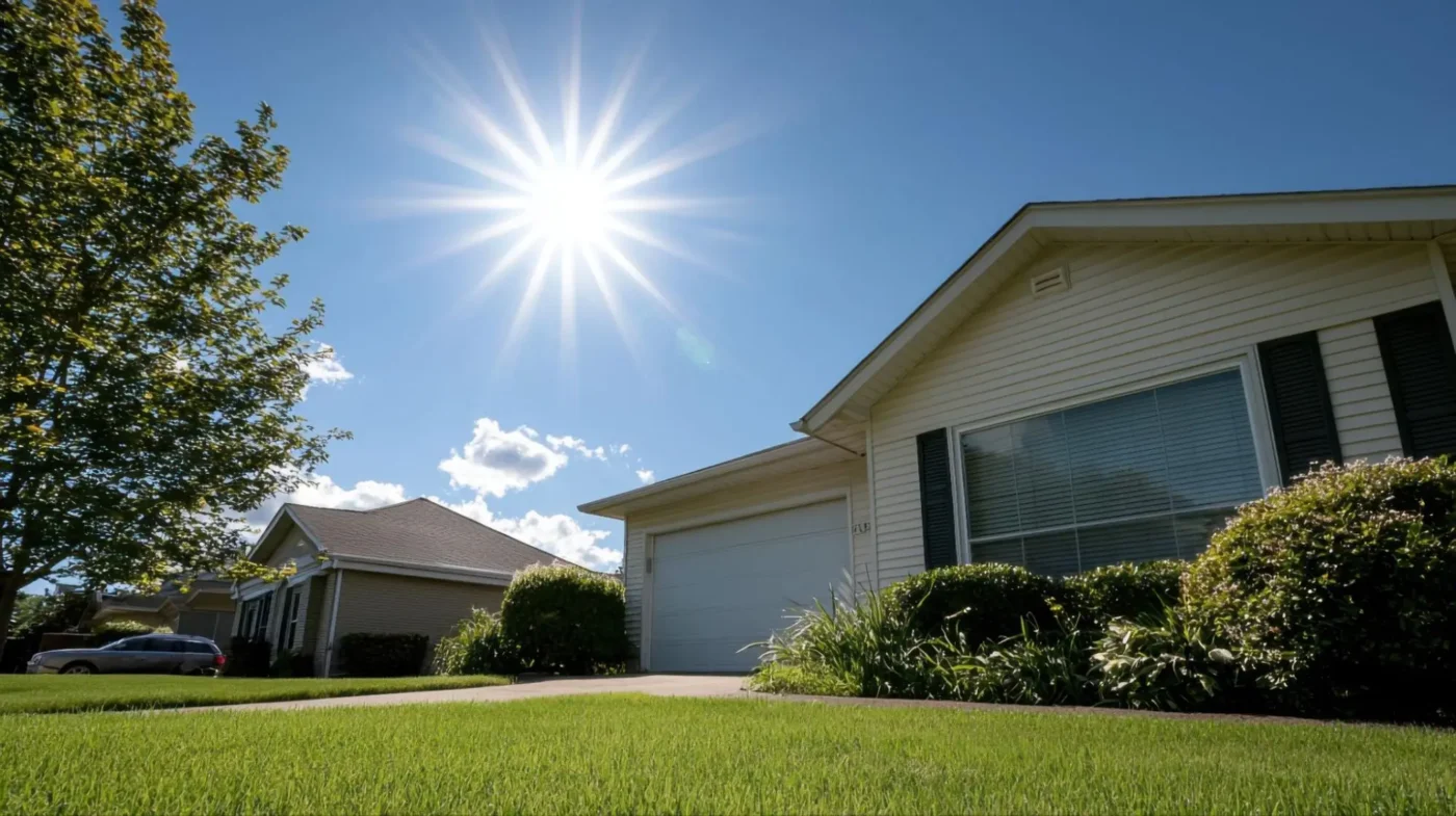 บ้านชั้นเดียวร้อนอบอ้าว